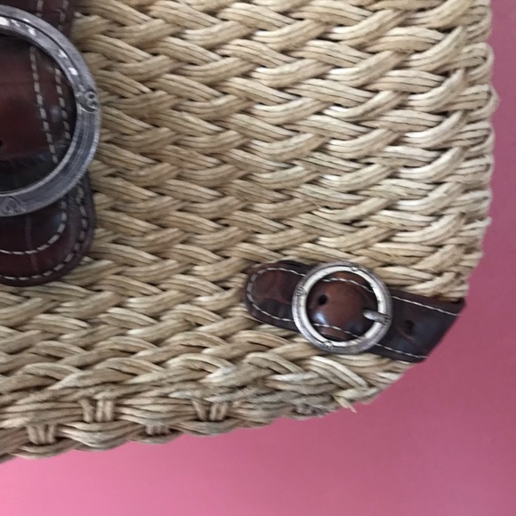 Brighton Woven Straw Handbag - EUC - Picture 4 of 10